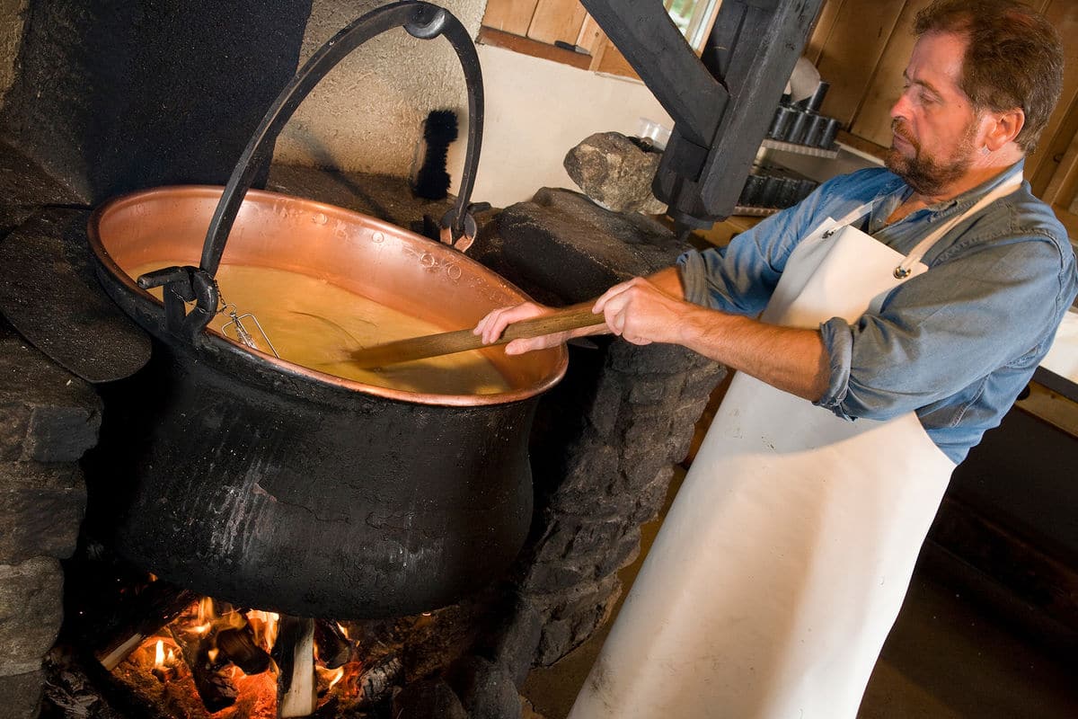 Glacier fondue from the Engadine